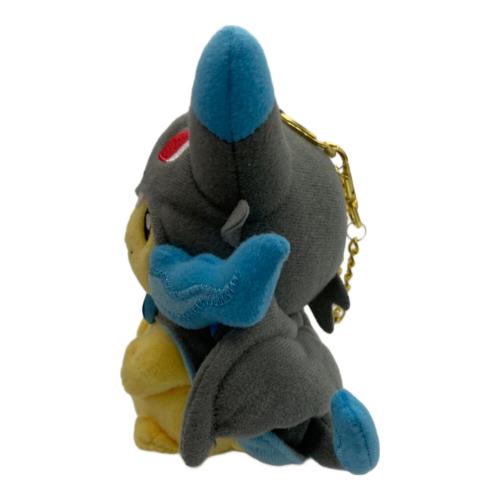 Pokemon Center (ポケモンセンター) メガリザードンXポンチョ着たピカチュウ ヌイグルミ 汚れ有 ★