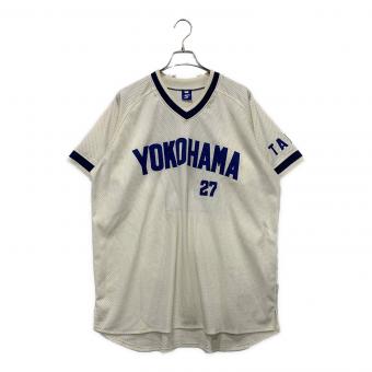 横浜DeNAベイスターズ/大洋ホエールズ　 復刻ハイクオリティレプリカユニフォーム　Lサイズ アイボリー×ネイビー