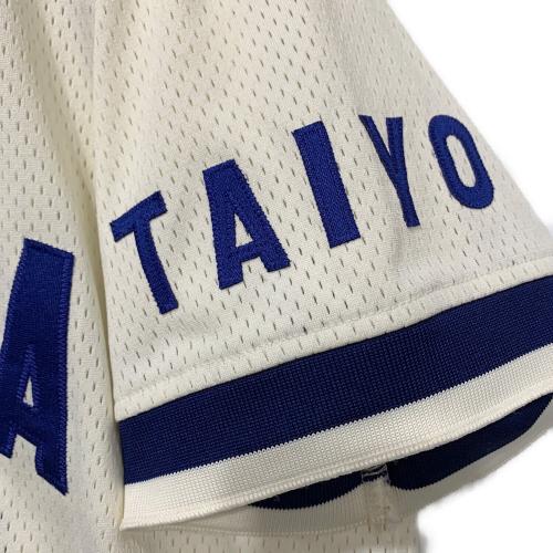 横浜DeNAベイスターズ/大洋ホエールズ　 復刻ハイクオリティレプリカユニフォーム　Lサイズ アイボリー×ネイビー