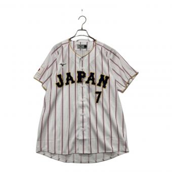 MIZUNO (ミズノ) 侍ジャパン レプリカユニフォーム(ホーム)  佐藤輝明 7 応援グッズ ホワイト