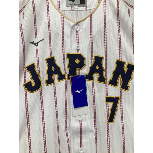MIZUNO (ミズノ) 侍ジャパン レプリカユニフォーム(ホーム)  佐藤輝明 7 応援グッズ ホワイト