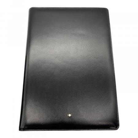MONTBLANC (モンブラン) レザーノートカバー ブラック｜トレファクONLINE
