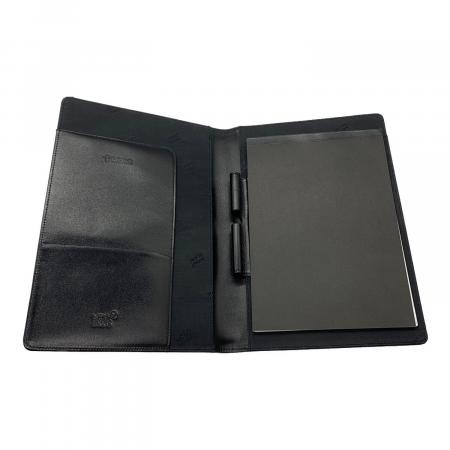 MONTBLANC (モンブラン) レザーノートカバー ブラック｜トレファクONLINE