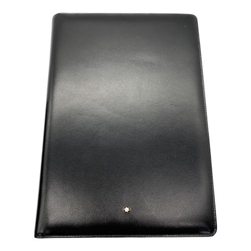 MONTBLANC (モンブラン) レザーノートカバー ブラック