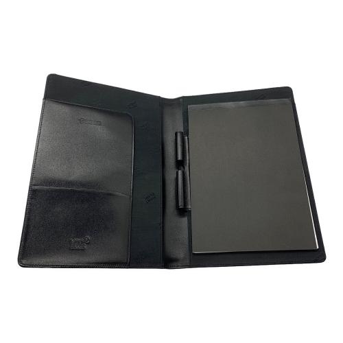 MONTBLANC (モンブラン) レザーノートカバー ブラック