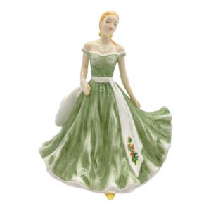 English Ladies Co December Poinsettia フィギュアリン ミニサイズ