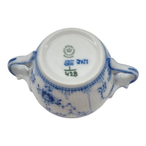 ROYAL COPENHAGEN (ロイヤル・コペンハーゲン) シュガーポット ブルーフルーテッド・プレイン