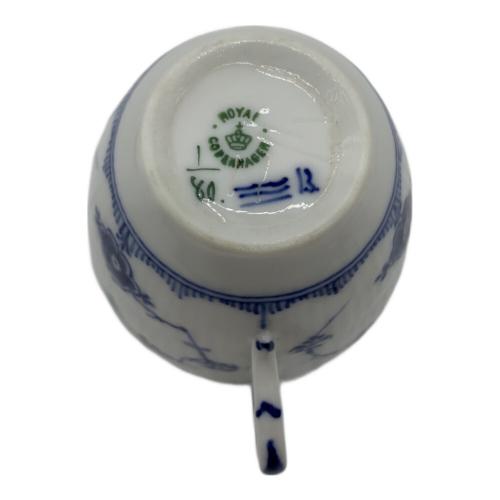 ROYAL COPENHAGEN (ロイヤル・コペンハーゲン) コーヒーカップ&ソーサー ブルーフルーテッド・プレイン