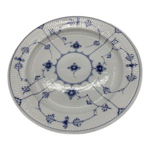 ROYAL COPENHAGEN (ロイヤル・コペンハーゲン) 33cmプレート ブルーフルーテッド・プレイン