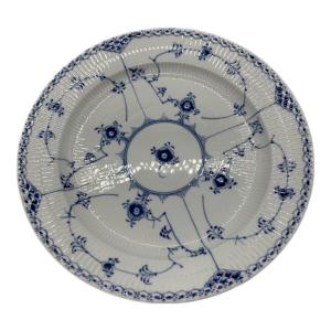 ROYAL COPENHAGEN (ロイヤル・コペンハーゲン) 33cmプレート ブルーフルーテッド・ハーフレース
