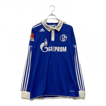 adidas (アディダス) サッカーユニフォーム P96656 シャルケ04 10/12(長袖) メンズ SIZE M ブルー×ホワイト