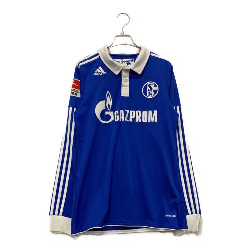 adidas (アディダス) サッカーユニフォーム P96656 シャルケ04 10/12(長袖) メンズ SIZE M ブルー×ホワイト