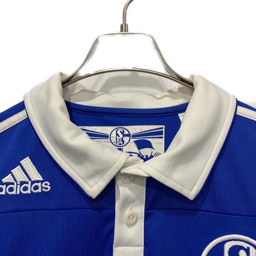 adidas (アディダス) サッカーユニフォーム P96656 シャルケ04 10/12(長袖) メンズ SIZE M ブルー×ホワイト