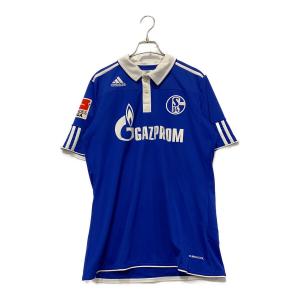 adidas (アディダス) サッカーユニフォーム P96657 シャルケ04 10/12(半袖) メンズ SIZE M ブルー×ホワイト