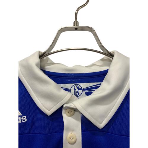 adidas (アディダス) サッカーユニフォーム P96657 シャルケ04 10/12(半袖) メンズ SIZE M ブルー×ホワイト
