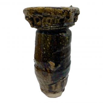 織部焼 花瓶 鯉江良二作