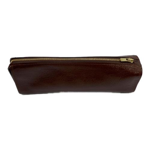 PORTER (ポーター) レザーペンケース エクセラファスナー使用 ブラウン