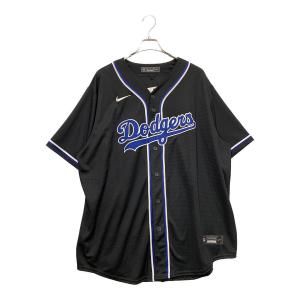NIKE (ナイキ) LOS_ANGELES_DODGERS_TEAM_CARBON_REPLICA_PLAYER_JERSEY NIKE メンズ ブラック SIZE_XXL 未使用品 ブラック 未使用品