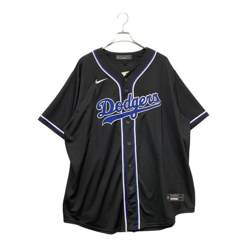 NIKE (ナイキ) LOS_ANGELES_DODGERS_TEAM_CARBON_REPLICA_PLAYER_JERSEY NIKE メンズ ブラック SIZE_XXL 未使用品 ブラック 未使用品