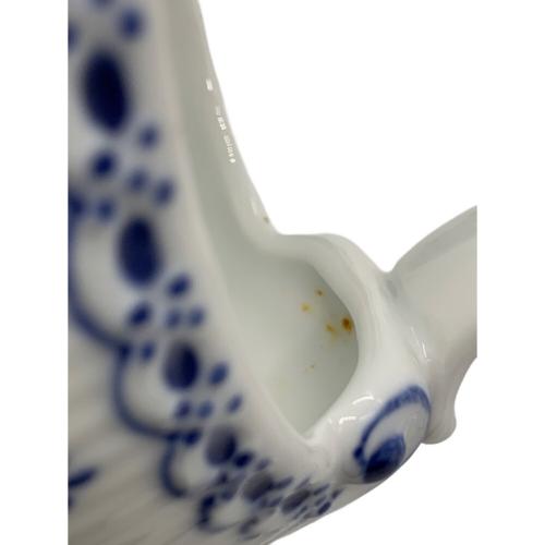 ROYAL COPENHAGEN (ロイヤル・コペンハーゲン) ソースボート ブルーフルーテッド・ハーフレース