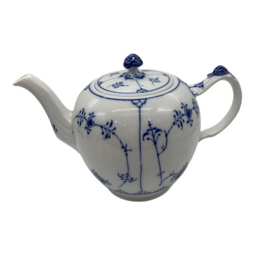 ROYAL COPENHAGEN (ロイヤル・コペンハーゲン) ティーポット ブルーフルーテッド・プレイン