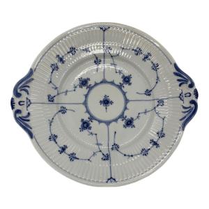 ROYAL COPENHAGEN (ロイヤル・コペンハーゲン) プレート 耳付 キズヨゴレ有 ブルーフルーテッド