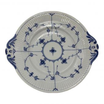 ROYAL COPENHAGEN (ロイヤル・コペンハーゲン) プレート 耳付 キズヨゴレ有 ブルーフルーテッド