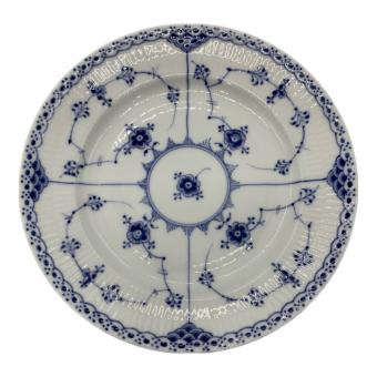 ROYAL COPENHAGEN (ロイヤル・コペンハーゲン) 22cmプレート ブルーフルーテッド・ハーフレース