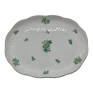 Herend (ヘレンド) オーバルプレート 金彩ハガレ