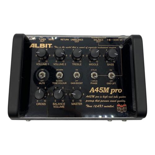 ALBIT (アルビット) プリアンプ A45Mpro 通電確認のみ 箱ダメージ有 @