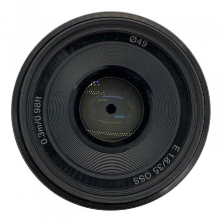 SONY SEL3518 E 35mm F1.8 OSS 単焦点レンズ 箱あり カメラレンズ E 35mm F1.8 OSS APS-C用 ブラック SEL35F18 [ソニーE