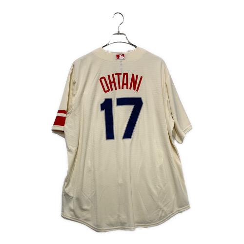 NIKE (ナイキ) 野球ユニフォーム T770-ANCC LOS ANGELES ANGELS メンズ SIZE XL アイボリー×レッド