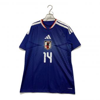 adidas (アディダス) サッカーユニフォーム KD3345 日本代表 2026 ホーム レプリカ ユニフォーム No.14 伊東 純也 メンズ SIZE XL ブルー