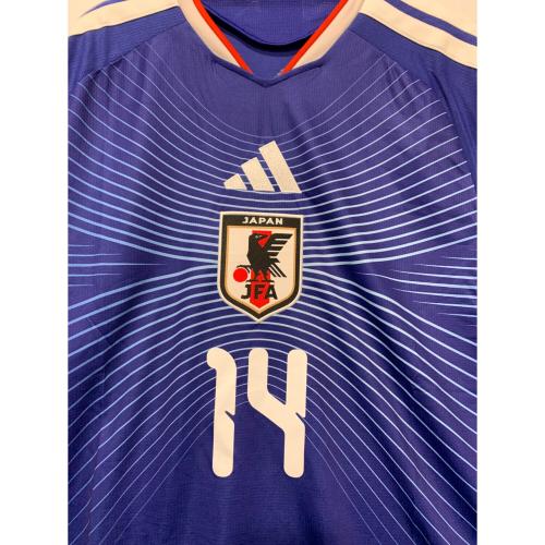 adidas (アディダス) サッカーユニフォーム KD3345 日本代表 2026 ホーム レプリカ ユニフォーム No.14 伊東 純也 メンズ SIZE XL ブルー