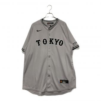 NIKE (ナイキ) 野球ユニフォーム レプリカユニフォーム ビジター メンズ SIZE L グレー