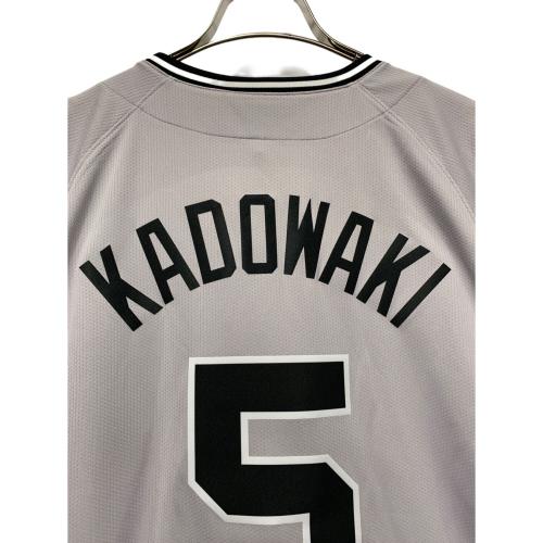 NIKE (ナイキ) 野球ユニフォーム レプリカユニフォーム ビジター メンズ SIZE L グレー