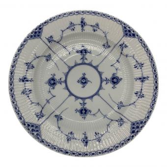 ROYAL COPENHAGEN (ロイヤル・コペンハーゲン) プレート 26cm ブルーフルーテッド・ハーフレース