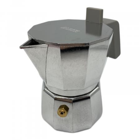 ALESSI アレッシィ エスプレッソコーヒーメーカー 6カップ用 未使用中古品 ALESSI (アレッシィ) エスプレッソコーヒーメーカー グレー