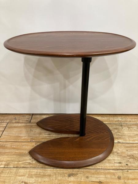 レア EKORNES ELLIPSE エコーネス エリプス サイドテーブル 6万 Ekornes (エコーネス) サイドテーブル 179 ブラウン×ブラック ELLIPSE