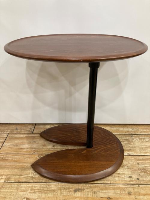 Ekornes (エコーネス) サイドテーブル 179 ブラウン×ブラック ELLIPSE
