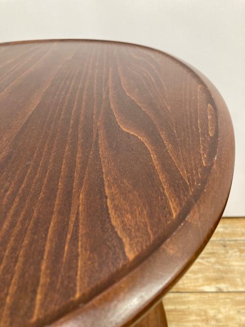 Ekornes (エコーネス) サイドテーブル 179 ブラウン×ブラック ELLIPSE