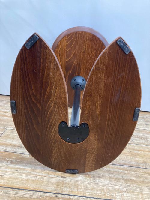 Ekornes (エコーネス) サイドテーブル 179 ブラウン×ブラック ELLIPSE