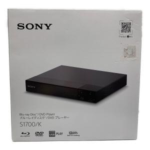 SONY (ソニー) Blu-rayプレーヤー BDP-S1700/K 2025年発売モデル 未開封品/箱にシール跡有