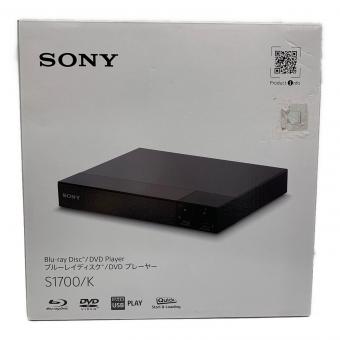 SONY (ソニー) Blu-rayプレーヤー BDP-S1700/K 2025年発売モデル 未開封品/箱にシール跡有