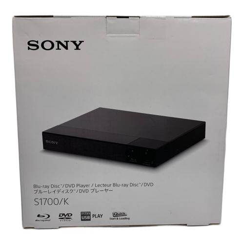 SONY (ソニー) Blu-rayプレーヤー BDP-S1700/K 2025年発売モデル 未開封品/箱にシール跡有