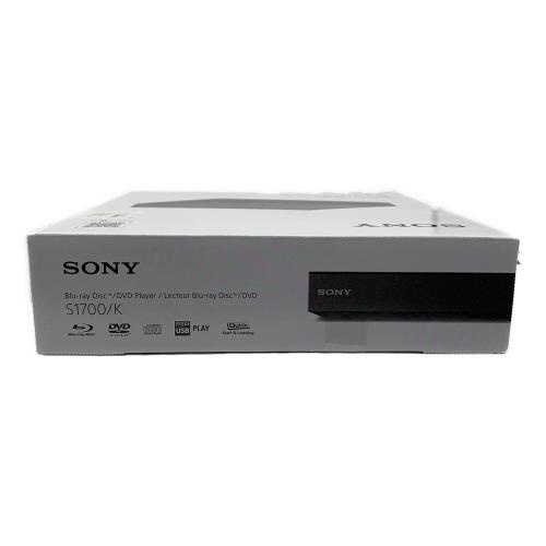 SONY (ソニー) Blu-rayプレーヤー BDP-S1700/K 2025年発売モデル 未開封品/箱にシール跡有