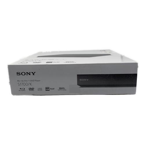 SONY (ソニー) Blu-rayプレーヤー BDP-S1700/K 2025年発売モデル 未開封品/箱にシール跡有
