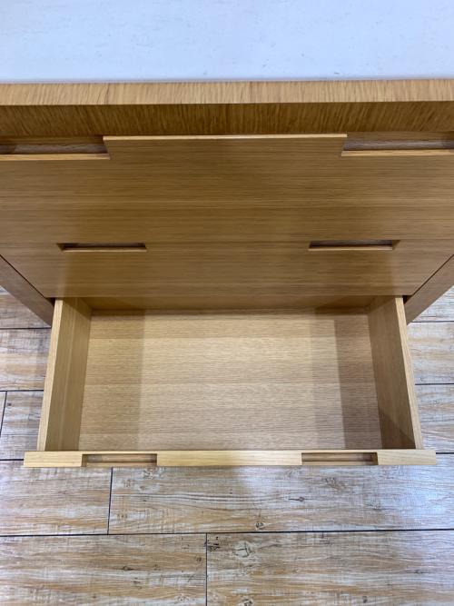 3段チェスト ナチュラル×グレー