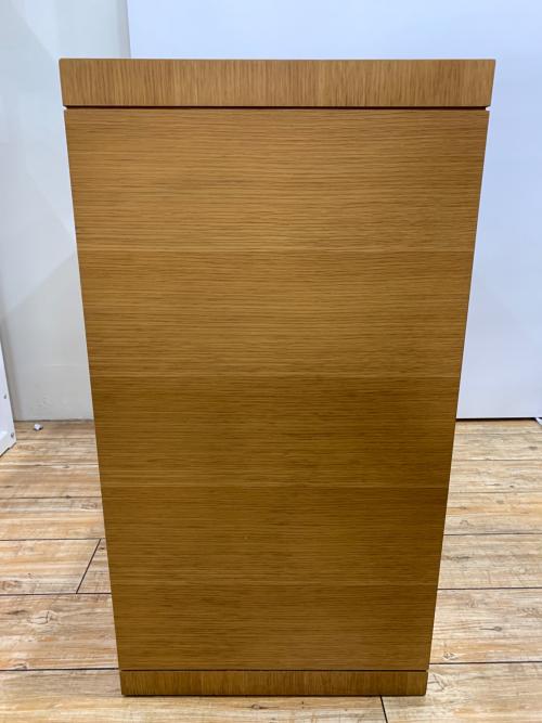 3段チェスト ナチュラル×グレー