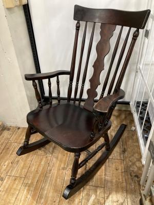 北海道民芸家具 (ホッカイドウミンゲイカグ) ロッキングチェアー ブラウン